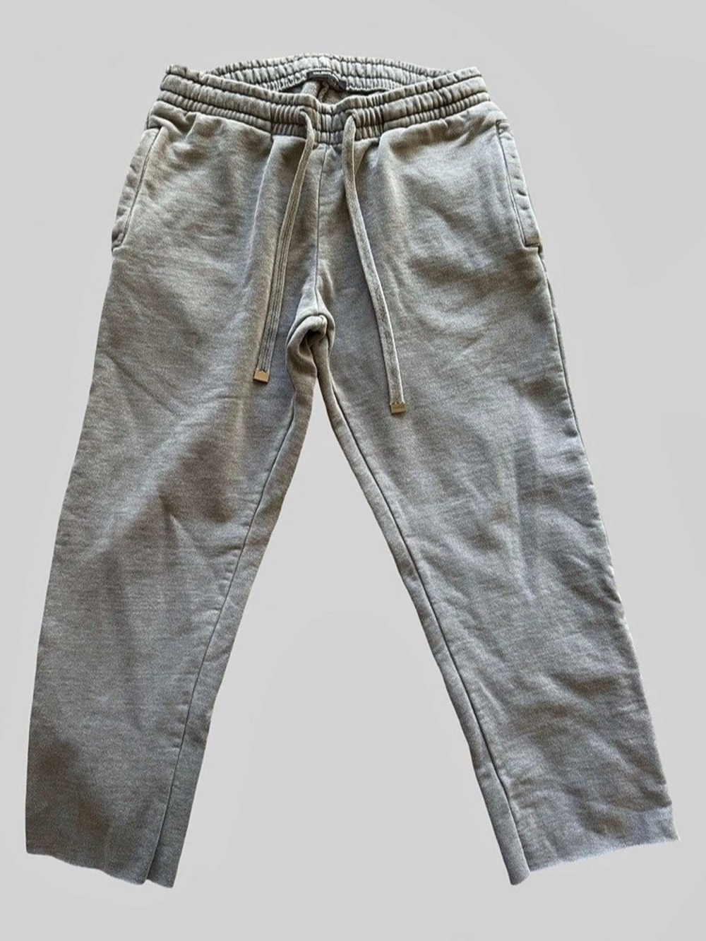 Talentless French Terry Wide Leg Sweatpants Gray Women’s Size Small